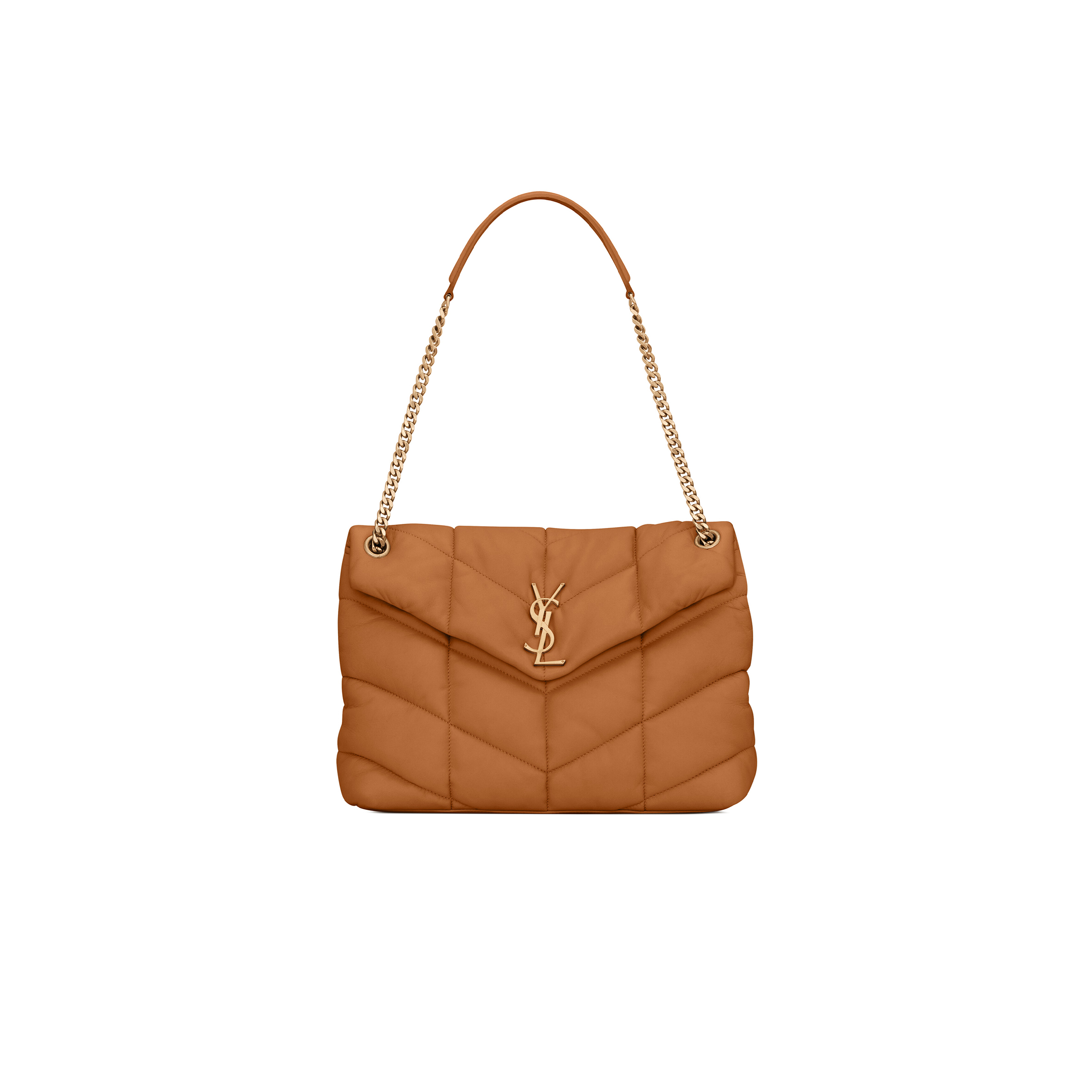 YSL PUFFER MEDIUM IN NAPPA LEATHER 5774751EL077724 (35*23*13.5cm)